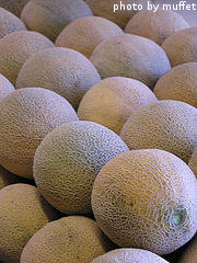 Bunch Of Cantaloupes