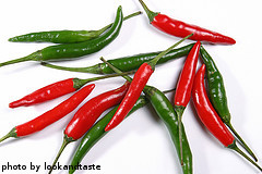 Red And Green Chili Peppers