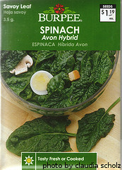 spinach seed packet