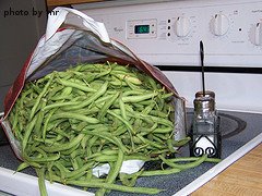 Bag Of Green Beans Bag Of Green Beans