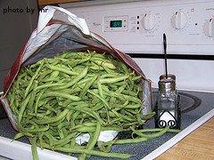 bag of green beans