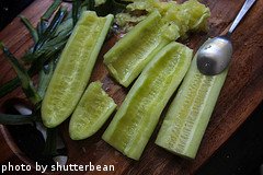 seeded cucumbers