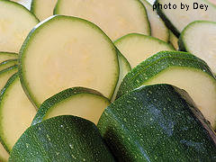 Sliced Zucchini